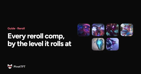 Cover: TFT Reroll Comps: When to Reroll and Every Set 18 Reroll Line
